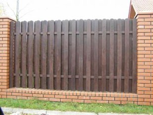 Деревянный забор - 1
